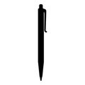 Pen ballpoint icon black color vector illustration image flat style Royalty Free Stock Photo