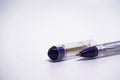 pen with black ink and transparent cover Royalty Free Stock Photo