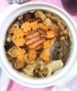 Pen Cai, Poon Choi, Pen Chai, Peng Cai, Big Bowl Feast Royalty Free Stock Photo