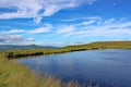 Pen-fford-Gogh Pond in Wales Royalty Free Stock Photo