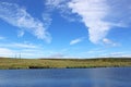 Pen-fford-Gogh Pond in Wales Royalty Free Stock Photo