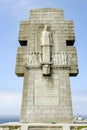 Second World War monument at Pointe de Pen Hir. Brittany France