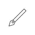 pen icon. Element of finance for mobile concept and web apps icon. Thin line icon for website design and development, app Royalty Free Stock Photo