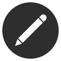 Pen icon line symbol. Premium quality isolated writing element in trendy style