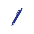 Pen icon stock vector illustration flat design style