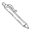 Pen icon. Vector illustration pen. Hand drawn pen Royalty Free Stock Photo