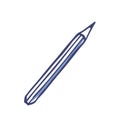 Pen with Ink for Writing Office Supply Vector