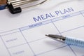 Pen With Meal Plan Form