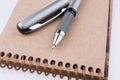 Pen on a notebook Royalty Free Stock Photo