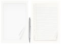 Pen and paper Royalty Free Stock Photo