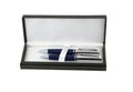 Pen and pencil in a gift box Royalty Free Stock Photo