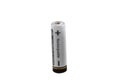 Pen rechargeable battery. Alkaline AA-size batteries on white background