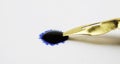 Pen tip in a drop of ink Royalty Free Stock Photo