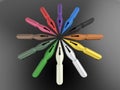 Pen tips - color diversity concept Royalty Free Stock Photo