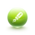 Pen web icon Royalty Free Stock Photo