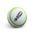 Pen web icon Royalty Free Stock Photo