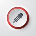 Pen web icon Royalty Free Stock Photo