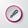 Pen web icon Royalty Free Stock Photo