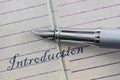 Pen and word Introduction