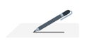 Pen Writing on Document Vector Icon, vector design Generative AI Royalty Free Stock Photo