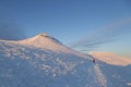 Pen y Fan mountain in winter Royalty Free Stock Photo