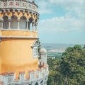 Pena Palace architecture Sintra Lisbon Portug