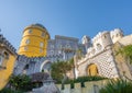 Pena Palace and Monumental Gate - Sintra, Portugal Royalty Free Stock Photo