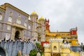 Pena Palace, a Romanticist castle in Sintra, Portugal Royalty Free Stock Photo