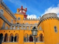 Pena Palace in Sintra National Park Royalty Free Stock Photo