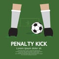 Penalty Kick Royalty Free Stock Photo
