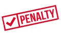 Penalty rubber stamp