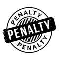 Penalty rubber stamp