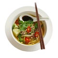 Penang assam laksa, malaysian food Royalty Free Stock Photo