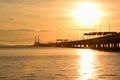 Penang Bridge Sunrise Royalty Free Stock Photo