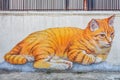 Penang cat mural