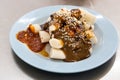 Penang Chee Cheong Fun with prawn source popular food Malaysia