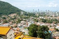 Penang city panoramic view from Kek Lok Si Temple in Penang, Malaysia Royalty Free Stock Photo