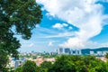 Penang city view from the Kek Lok Si temple Royalty Free Stock Photo