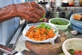 Penang Famous Mamak's Fried Mee Royalty Free Stock Photo