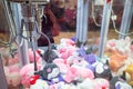 Penang, Malaysia - April 7, 2023 : A claw game machine inside at shopping mall Royalty Free Stock Photo