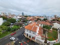 Aerial view of George Town city, Penang. Royalty Free Stock Photo