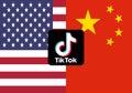 Penang, Malaysia - January 22 2023: TikTok banning in United States of America.