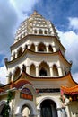 Penang, Malaysia: Kek Lok Si Temple Pagoda Royalty Free Stock Photo