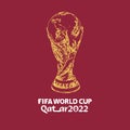 Penang, Malaysia - November 10, 2022. FIFA World Cup Qatar 2022 logo vector illustration.