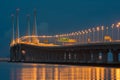 Penang Second Bridges Royalty Free Stock Photo