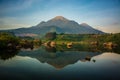 Mount penanggungan, mojokerto, east java, indonesia Royalty Free Stock Photo