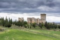 Castle of Penaranda de Duero in province of Burgos, Spain Royalty Free Stock Photo