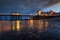 Penarth Pier at Dusk Royalty Free Stock Photo