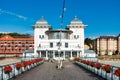 Penarth Pier Pavilion in Summer with Flowers