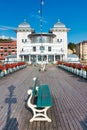 Penarth Pier and Pavilion in Summer with Flowers